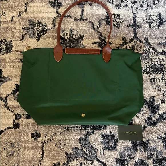 Longchamp Large Le Pliage British Green - Picture 3 of 7